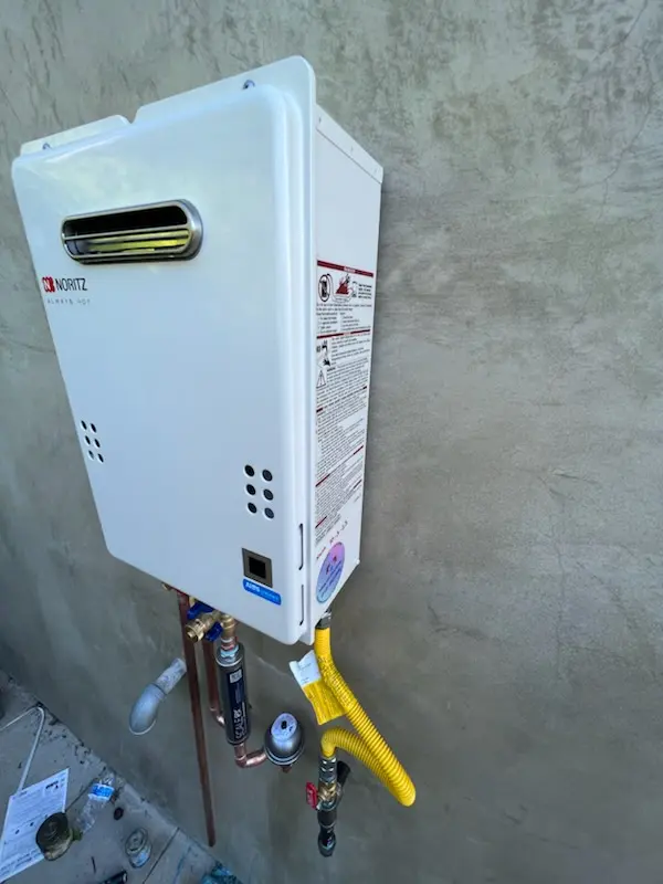 Tankless water heater installation for Sugar Creek Villas homes