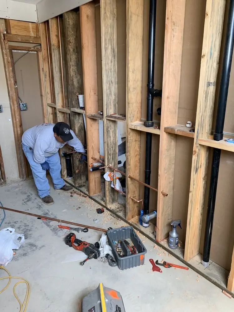 Commercial rough-in plumbing for Water Heater Replacement in Sugar Creek Villas